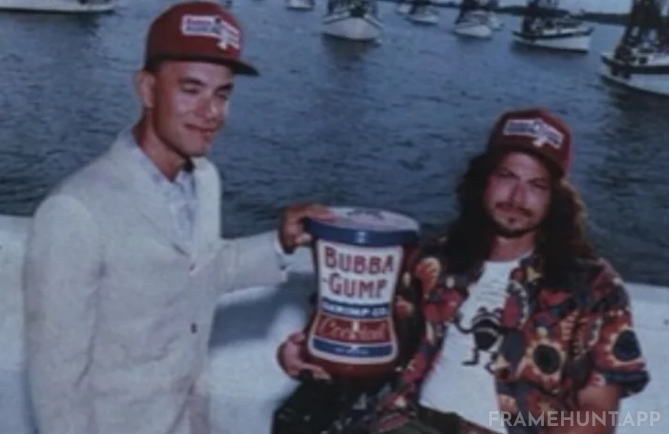 In every single still photograph taken of Forrest throughout the film, he always has his eyes completely closed. in Forrest Gump