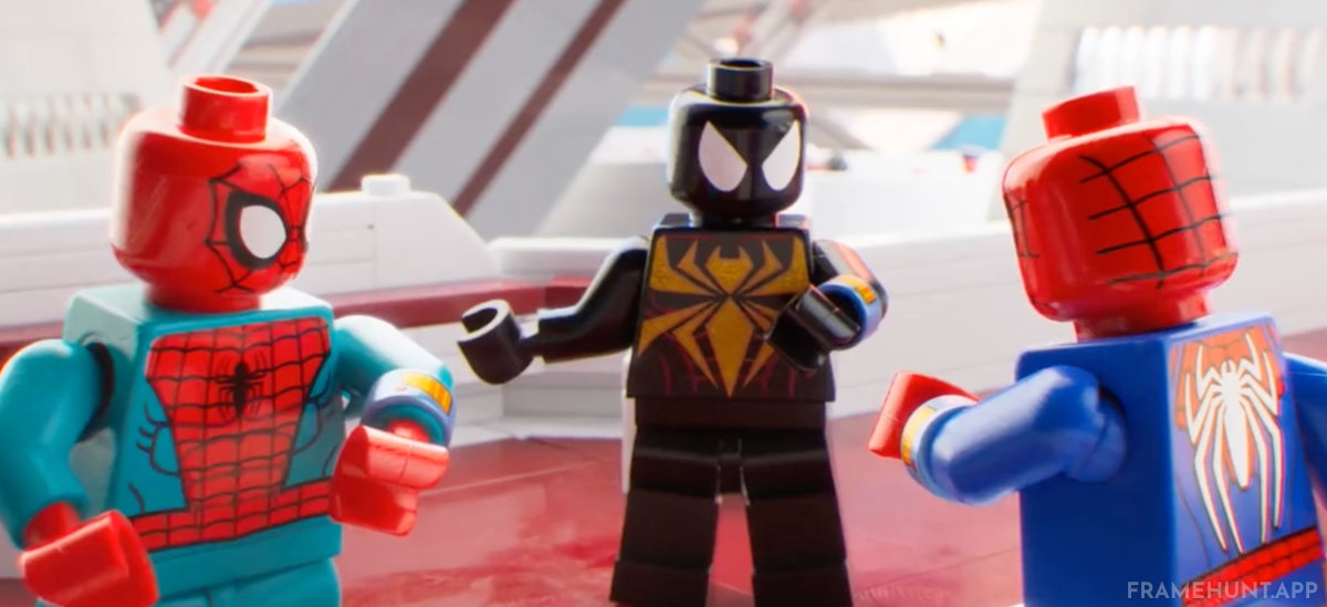The entire LEGO universe sequence featuring Peter Parkedcar was actually animated by a 14-year-old fan hired off YouTube. in Spider-Man: Across the Spider-Verse