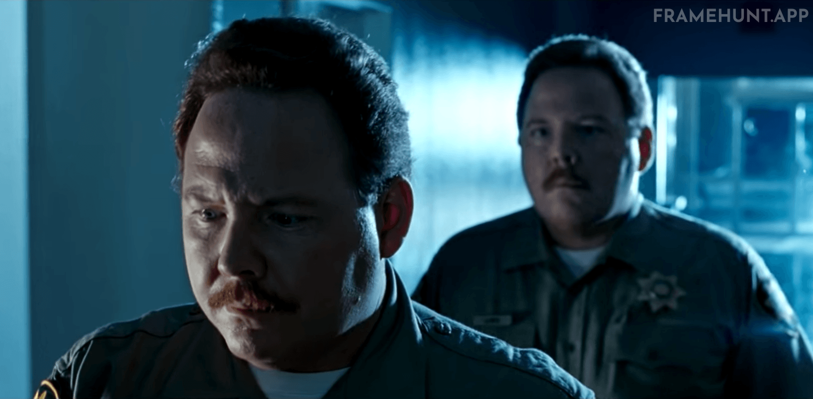 The scene where the T-1000 mimics the hospital guard doesn't use CGI; it uses the actor's real-life twin brother. in Terminator 2: Judgment Day