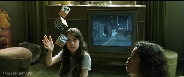 The television in the Oracle's waiting room is playing Night of the Lepus, a classic 1972 sci-fi film about giant mutated rabbits. in The Matrix