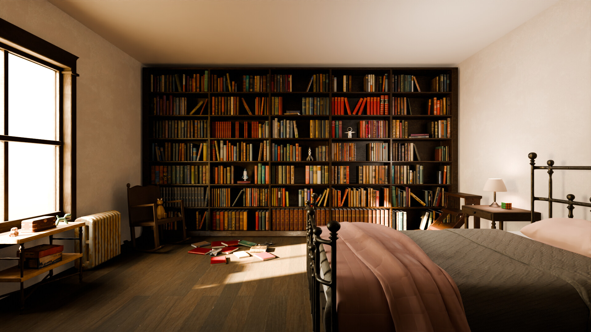 Gravity-defying dust patterns in Murphy’s room form a binary code representing coordinates. in Interstellar