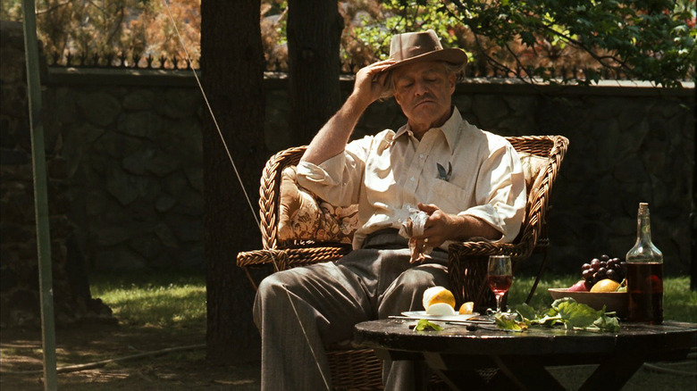 Oranges appear as subtle background set dressing just before a tragic event occurs. in The Godfather