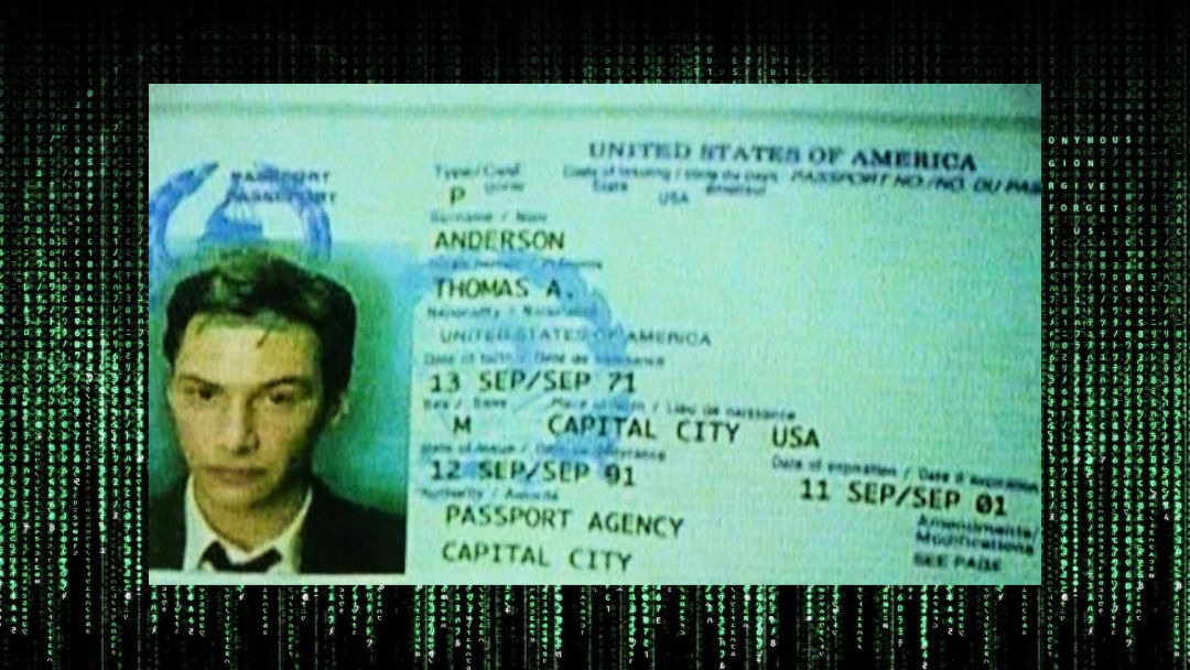 Neo’s Passport Expiry Date in The Matrix
