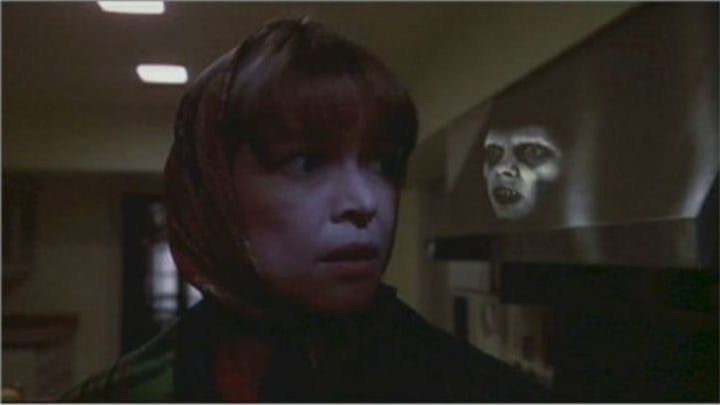 Subliminal "demon faces" flash for a single frame during the film's most intense medical scenes. in The Exorcist