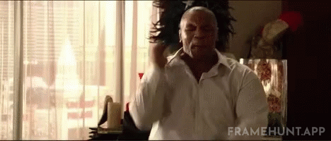 Mike Tyson appears in the hotel room, aggressively playing the air drums to Phil Collins' "In the Air Tonight." in The Hangover