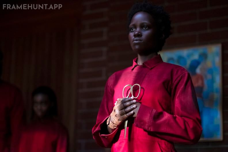 The Tethered "doppelgängers" all wear a single leather driving glove on their right hand. in Us