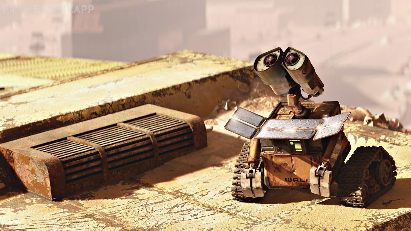 WALL-E's solar charge completion sound is the exact same iconic startup chime used by Apple Mac computers. in WALL·E