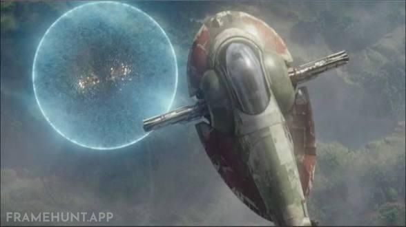 The seismic charges drop in absolute silence before exploding with a massive, metallic acoustic shockwave. in Star Wars: Episode II - Attack of the Clones