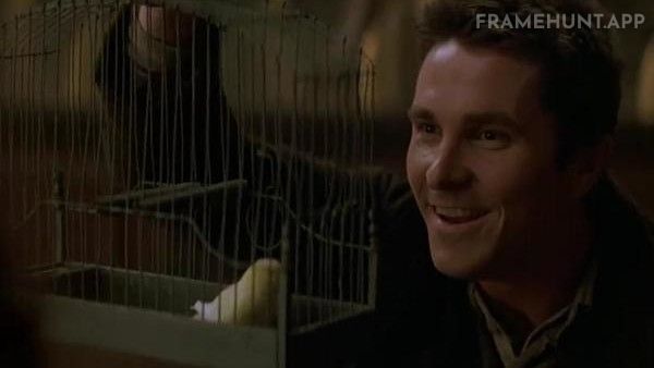 The opening magic trick with the canary perfectly explains the dark twist of the entire film. in The Prestige